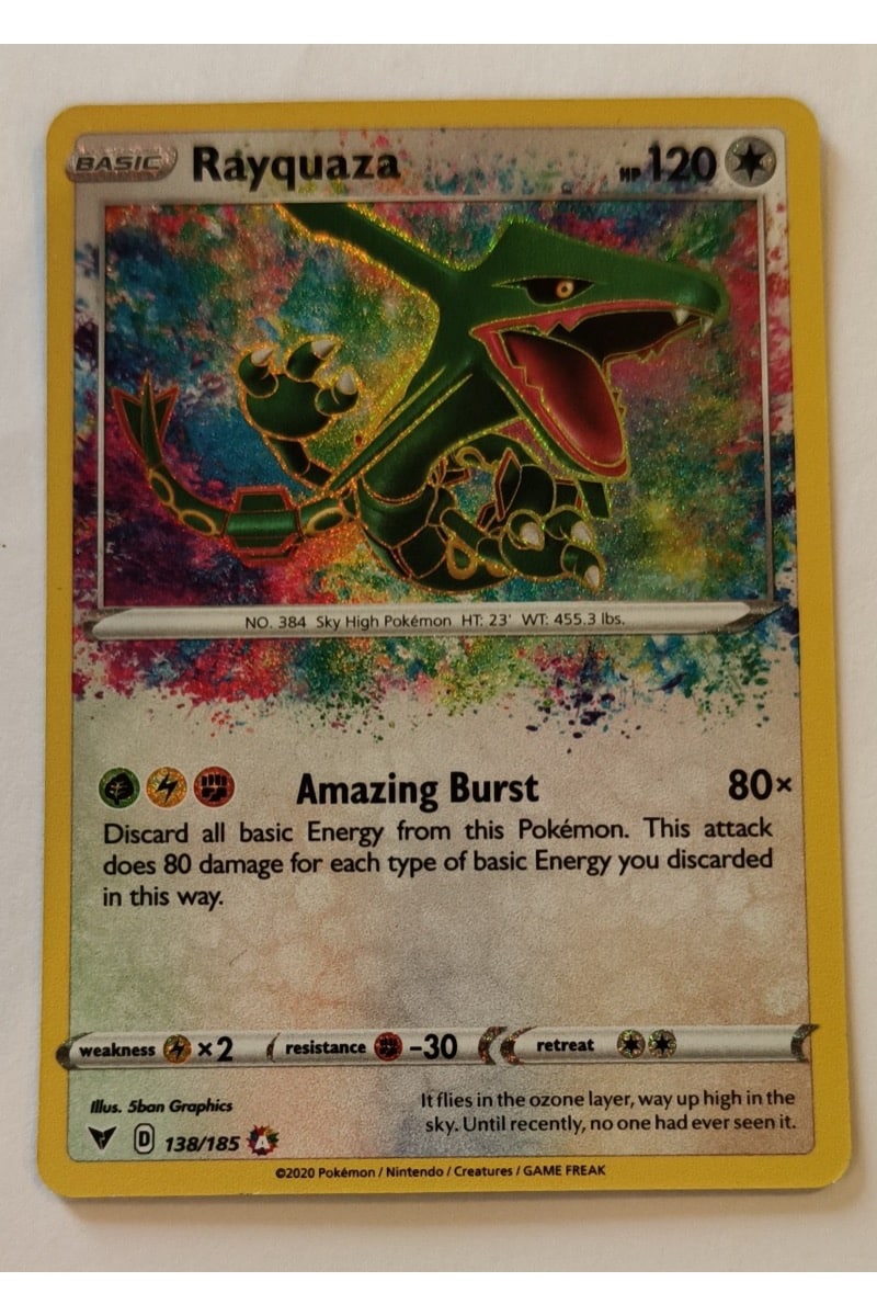 Rayquaza 138/185 Amazing Rare – Vivid Voltage