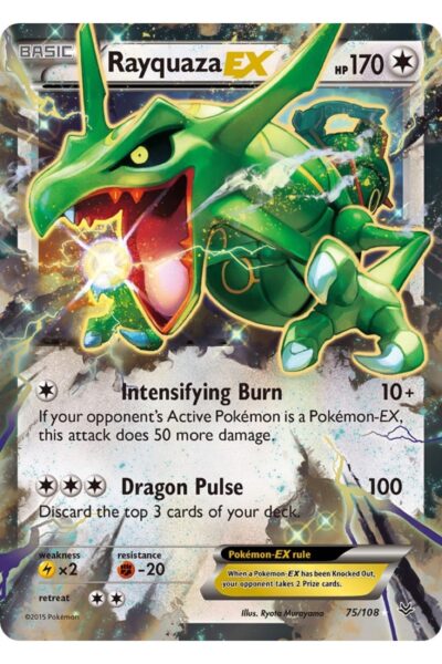 Rayquaza-EX 75/108 Roaring Skies