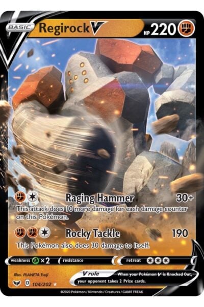 Regirock V 104/202 Sword & Shield