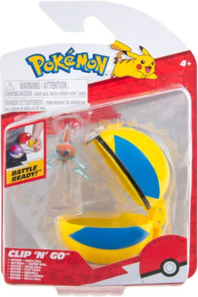 Rotom Clip 'N' Go med Quick Ball – sæt i emballage