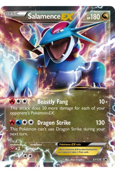 Salamence-EX XY170 XY Black Star Promos