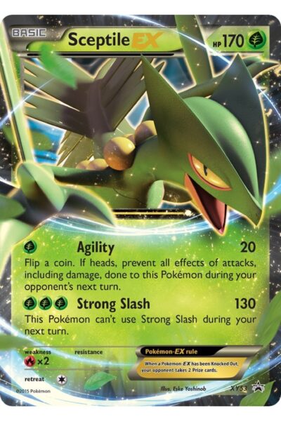Sceptile-EX XY53 XY Black Star Promos