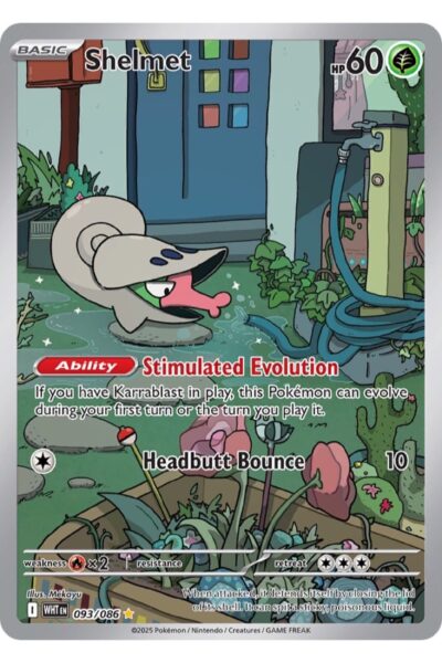 Shelmet 93/86 Illustration Rare fra White Flare, illustreret af Mékayu