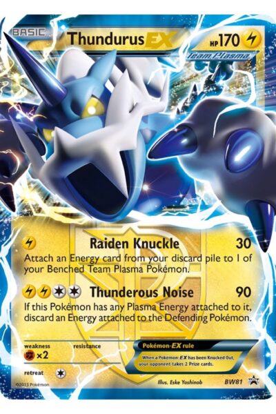 Thundurus-EX BW81 BW Black Star Promos