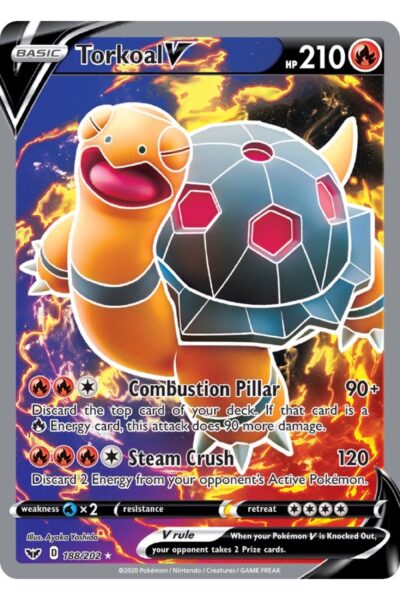 Torkoal V 188/202 Sword & Shield