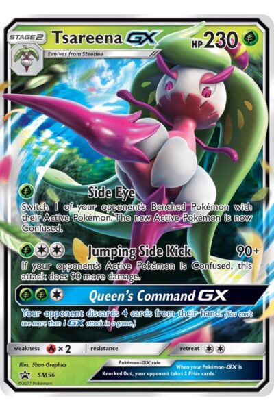 Tsareena-GX SM56 Stor SM Black Star Promos