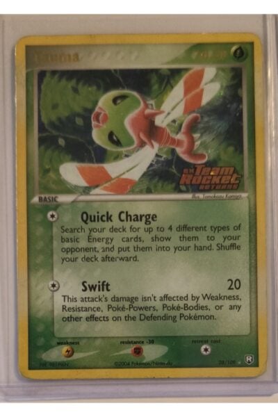 Yanma 28/109 Rare fra Team Rocket Returns, Pokémon TCG