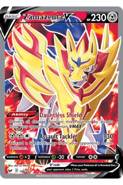 Zamazenta V 196/202 Sword & Shield