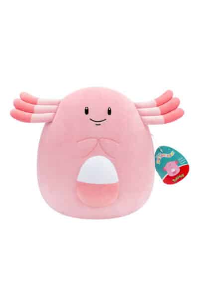 Squishmallows Chansey bamse 25 cm set forfra med æg i lommen