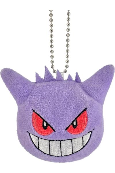 Japansk Gengar Ansigtsnøglering i Plys – 6 cm