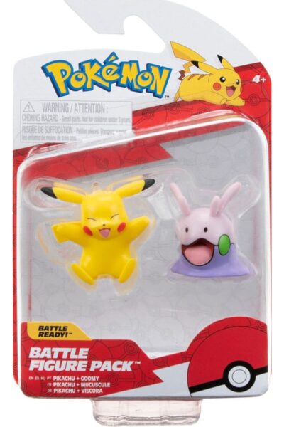 Goomy og Pikachu Battle Figurer