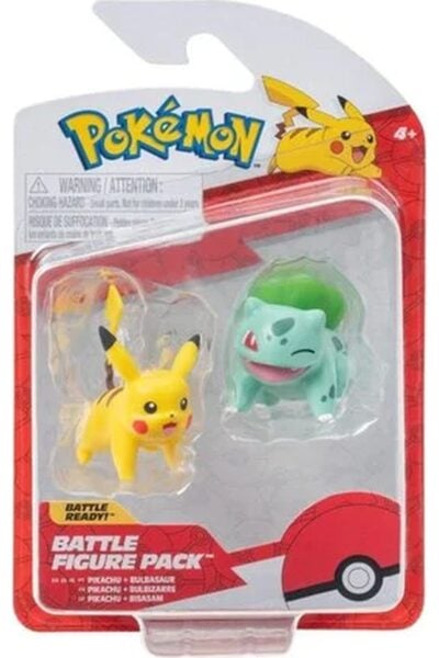 Bulbasaur og Pikachu Pokémon Battle Figure – 2-pak