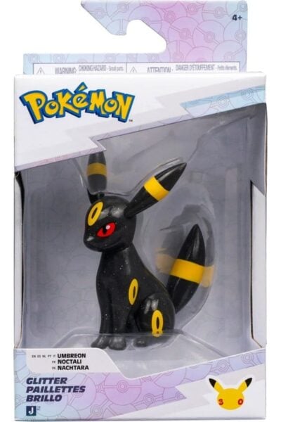 Umbreon Glitter Pokémon Battle Figure – 8 cm – 30th Anniversary