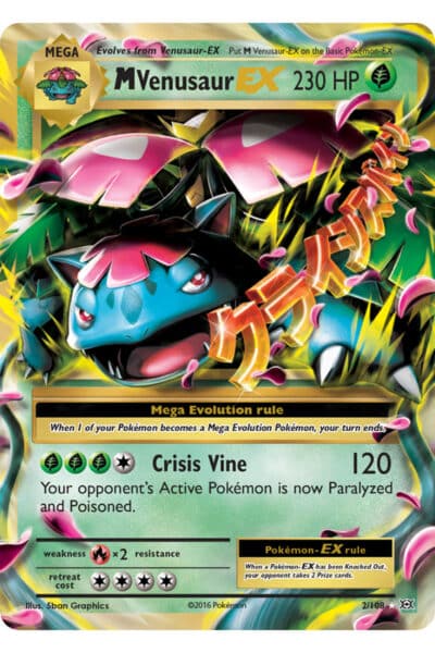 M Venusaur-EX 2/108 Holo fra Evolutions
