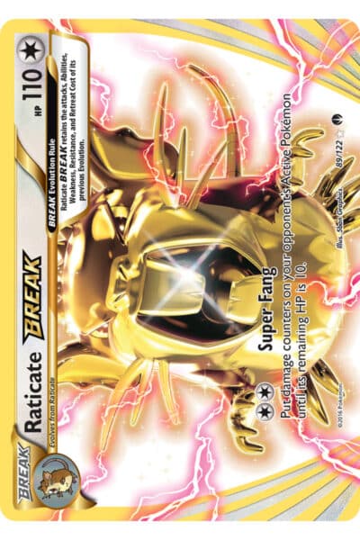 Raticate BREAK 89/122 fra BREAKpoint – officiel Scrydex-forside