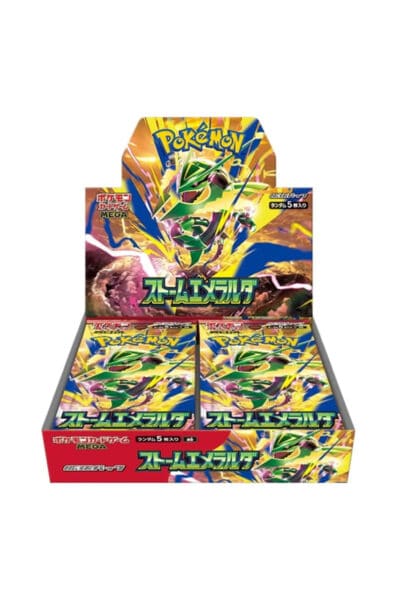 Storm japansk Pokémon boosterbox, emballage